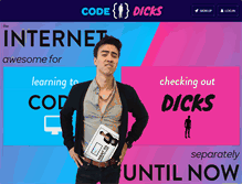 Tablet Screenshot of codedicks.com